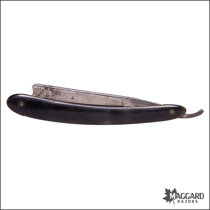 #1110 Vintage Straight Razor - Wade & Butcher, 13/16+