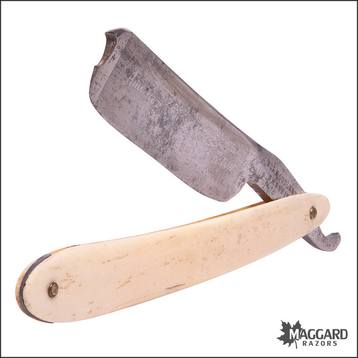 #1111 Vintage Straight Razor - York Cutlery, 13/16+