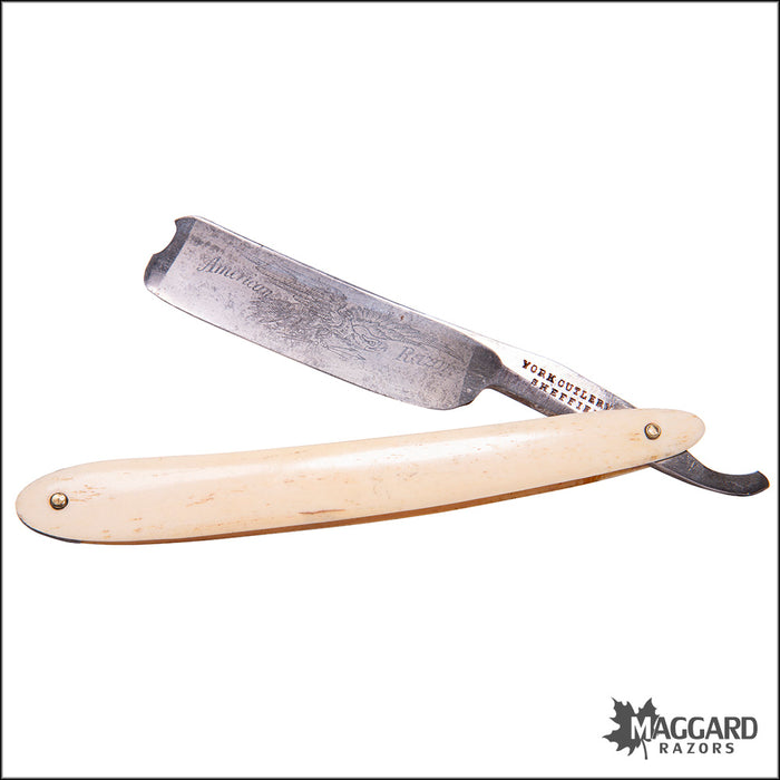#1111 Vintage Straight Razor - York Cutlery, 13/16+