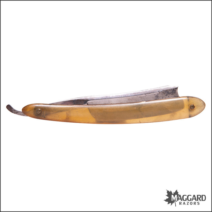 #1114 Vintage Straight Razor - W. Greaves, 13/16+