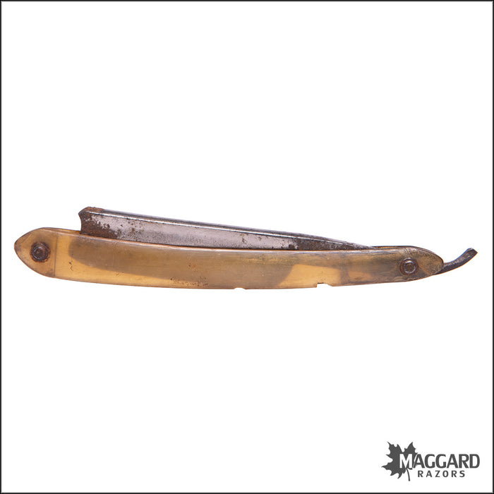 #1115 Vintage Straight Razor - W. Greaves, 13/16+