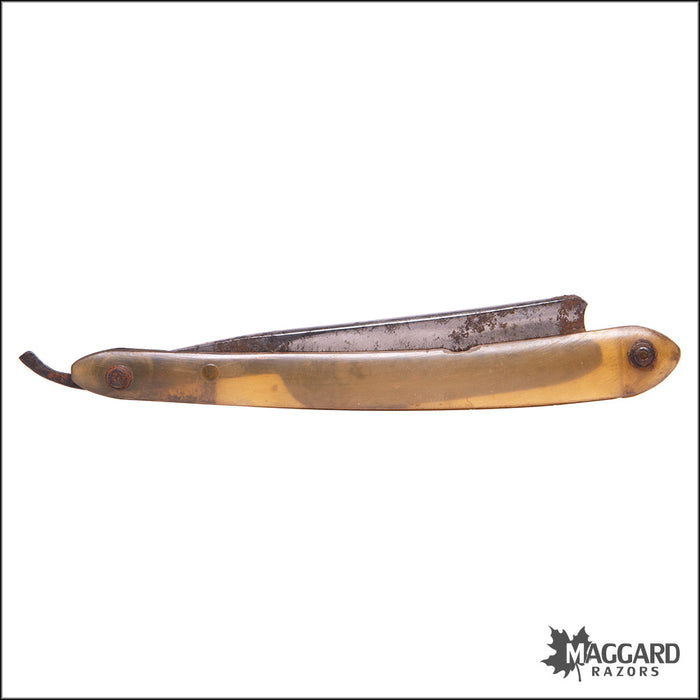 #1115 Vintage Straight Razor - W. Greaves, 13/16+
