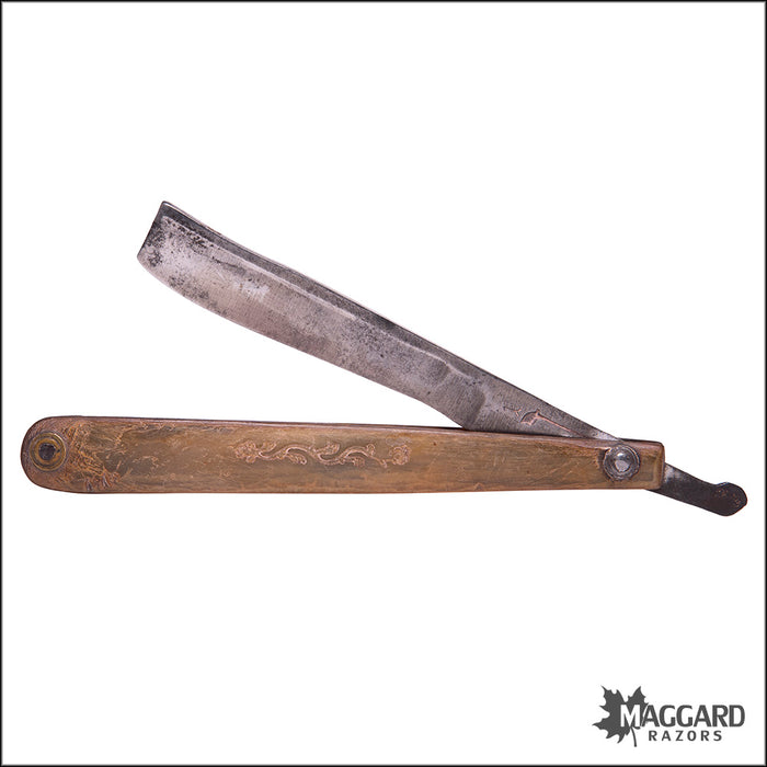 #1124 Vintage Straight Razor - Linley, John (or William)  ca. 1770, 5/8