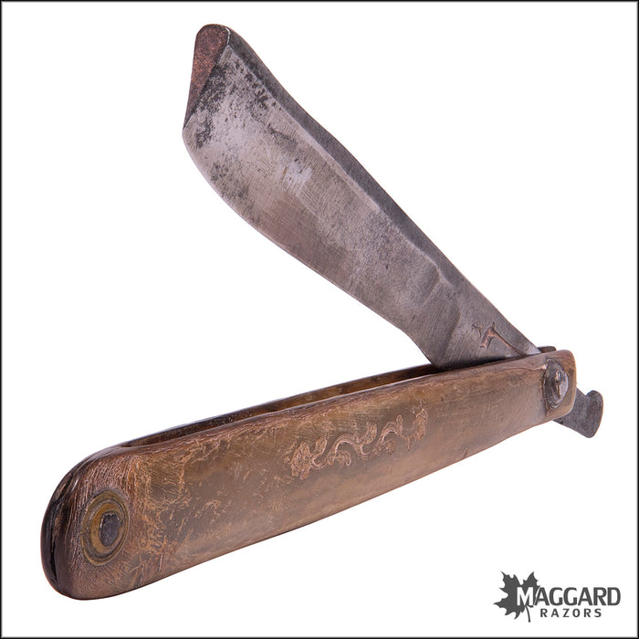 #1124 Vintage Straight Razor - Linley, John (or William)  ca. 1770, 5/8