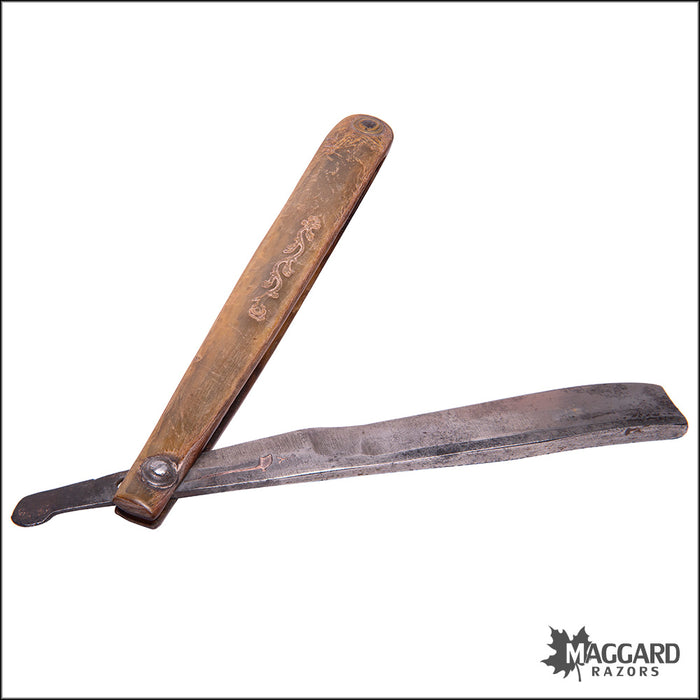 #1124 Vintage Straight Razor - Linley, John (or William)  ca. 1770, 5/8