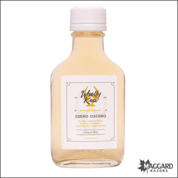 Wholly Kaw Cuero Oscuro Aftershave Splash, 100ml