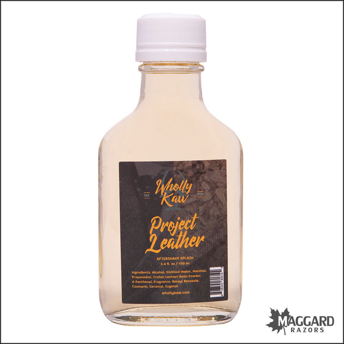 Wholly Kaw Project Leather Aftershave Splash, 100ml