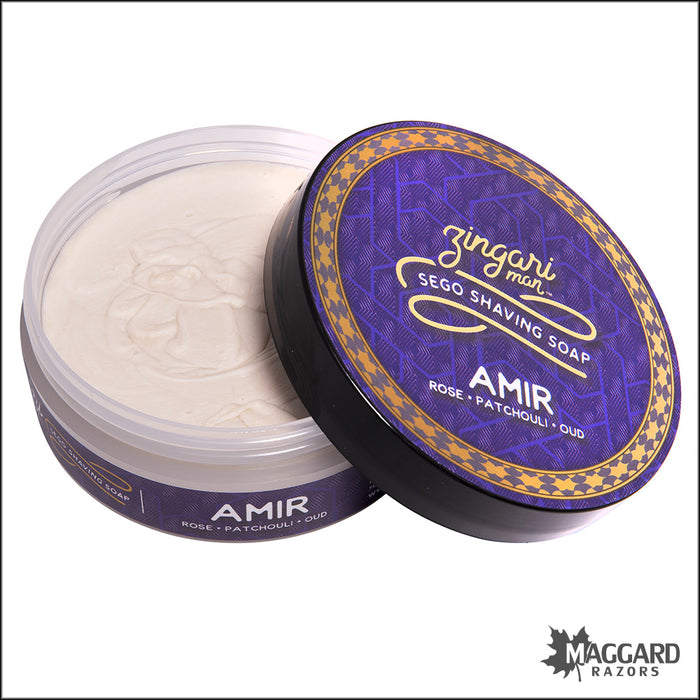 Zingari Man Amir Artisan Shaving Soap, 5oz - Sego Base