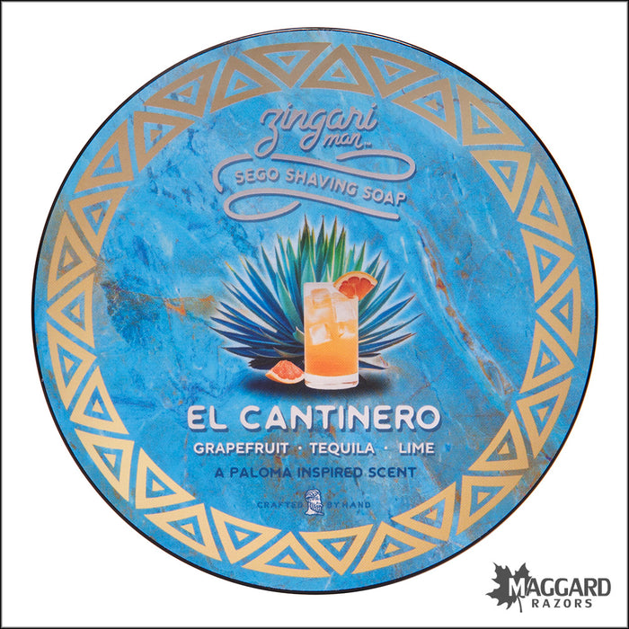 Zingari Man El Cantinero Artisan Shaving Soap, 5oz - Sego Base