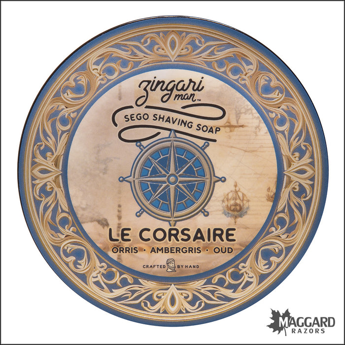 Zingari Man Le Corsaire Artisan Shaving Soap, 5oz - Sego Base