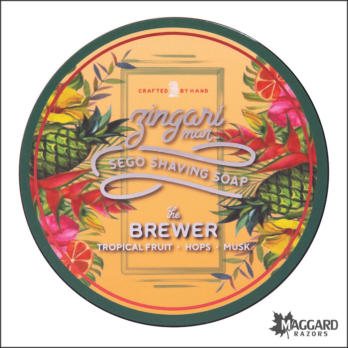 Zingari Man The Brewer Shaving Soap, 5oz - Sego Base