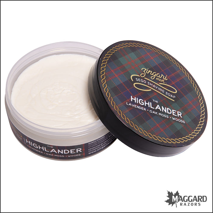 Zingari Man The Highlander Artisan Shaving Soap, 5oz - Sego Base