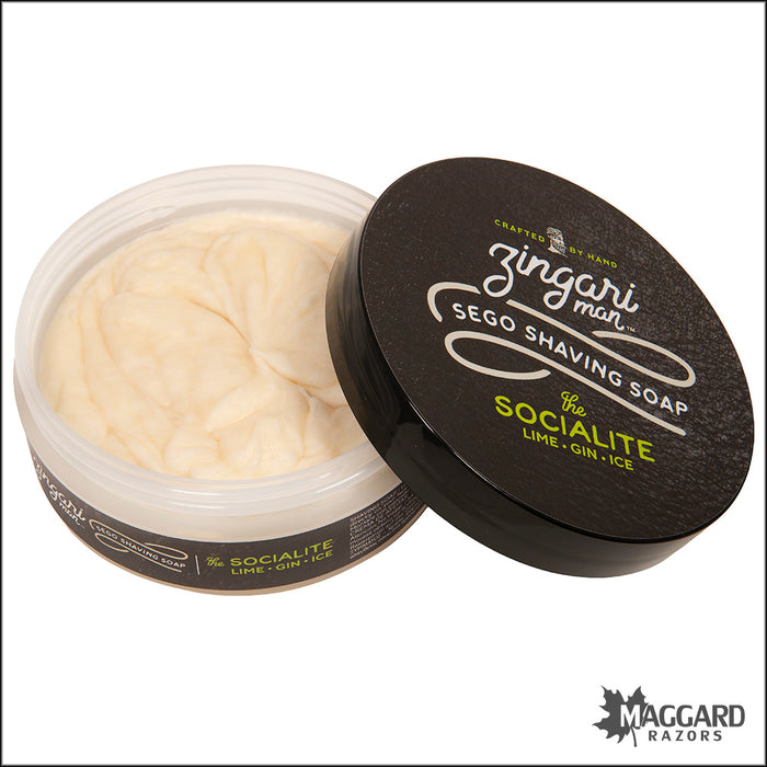 Zingari Man The Socialite Artisan Shaving Soap, 5oz - Sego Base - Seasonal Release