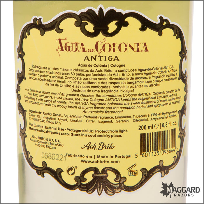 Ach Brito Antiga Agua de Colonia, 200ml
