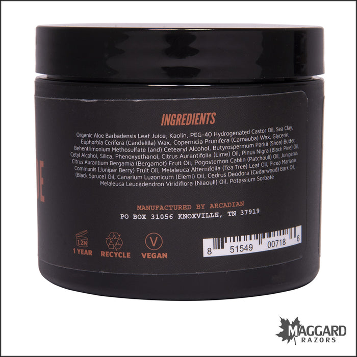 Arcadian Clay Pomade High Hold Artisan Pomade, 4oz