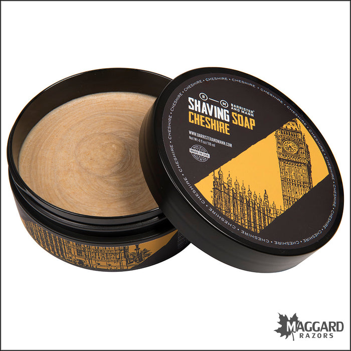Barrister and Mann Cheshire Shaving Soap, 4oz - Omnibus Base