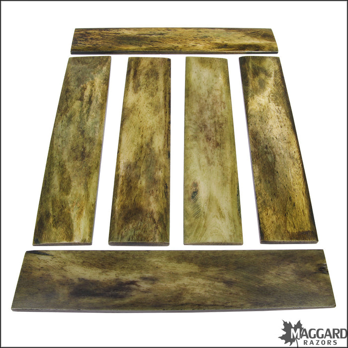 Bone Blanks - Brown Color, Sold in Pairs 6" x 1.25" x 1/8"