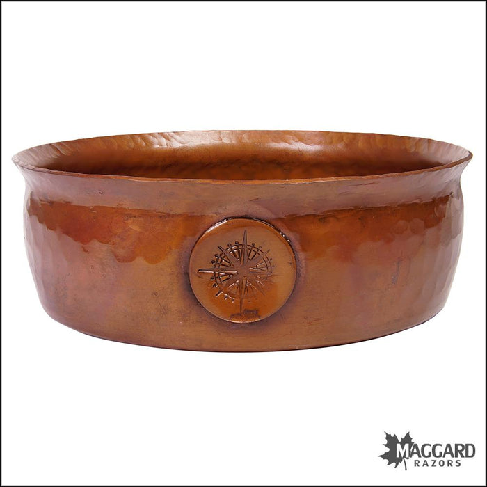 Captains-Choice-Copper-HEAVY-DUTY-Artisan-Lather-Bowl-1