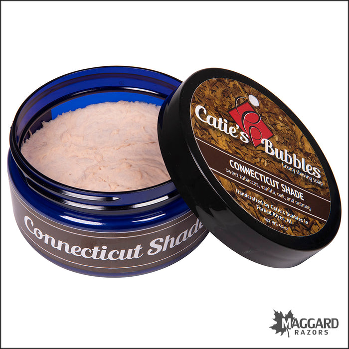 Catie's Bubbles Connecticut Shade Luxury Shaving Soap, 4oz