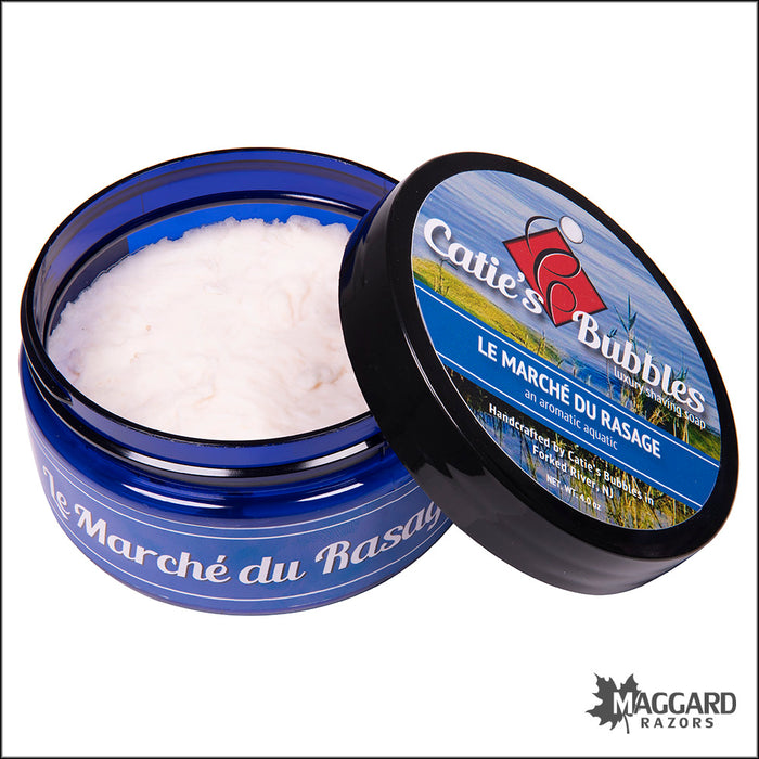 Catie's Bubbles Le Marche du Rasage Luxury Shaving Soap, 4oz