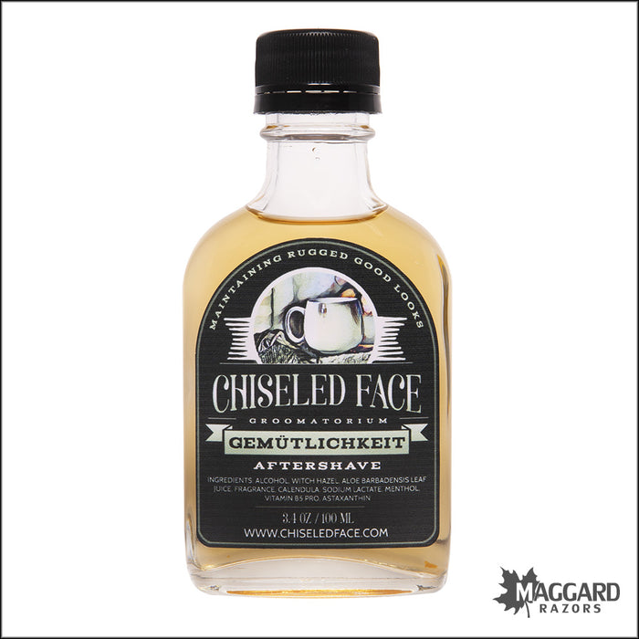 Chiseled Face Gemütlichkeit Artisan Aftershave Splash, 100ml