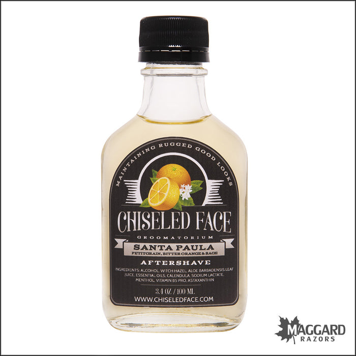 Chiseled Face Santa Paula Artisan Aftershave Splash, 100ml