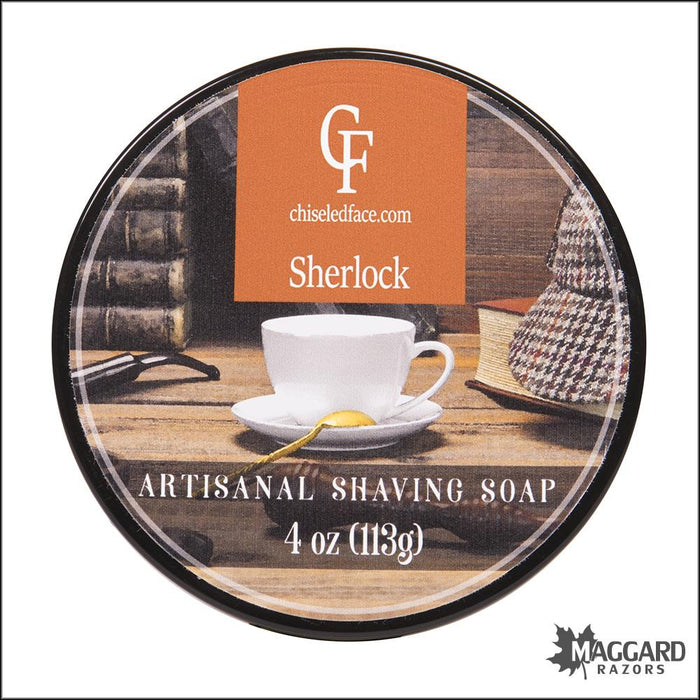 Chiseled-Face-Sherlock-Artisan-Shaving-Soap-4oz-Silk-Tallow-1