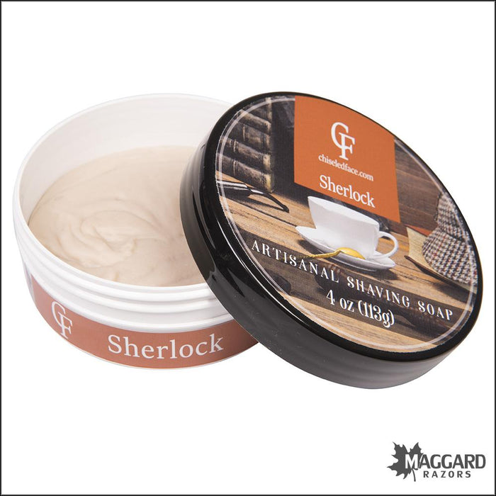 Chiseled-Face-Sherlock-Artisan-Shaving-Soap-4oz-Silk-Tallow-2