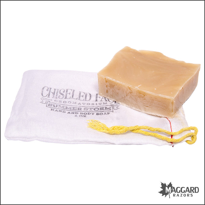 Chiseled Face Summer Storm Artisan Bar Soap, 4oz