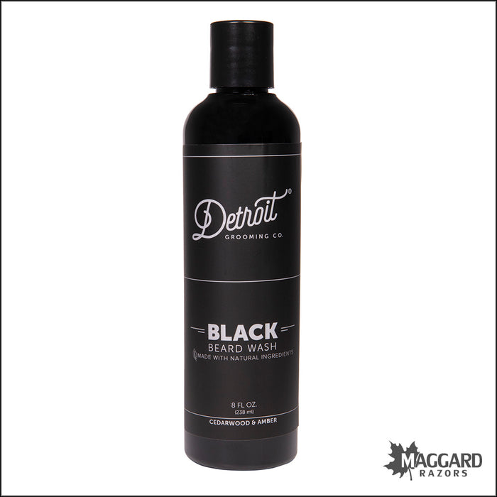 Detroit Grooming Co. Black Cedarwood and Amber Beard Wash, 8oz