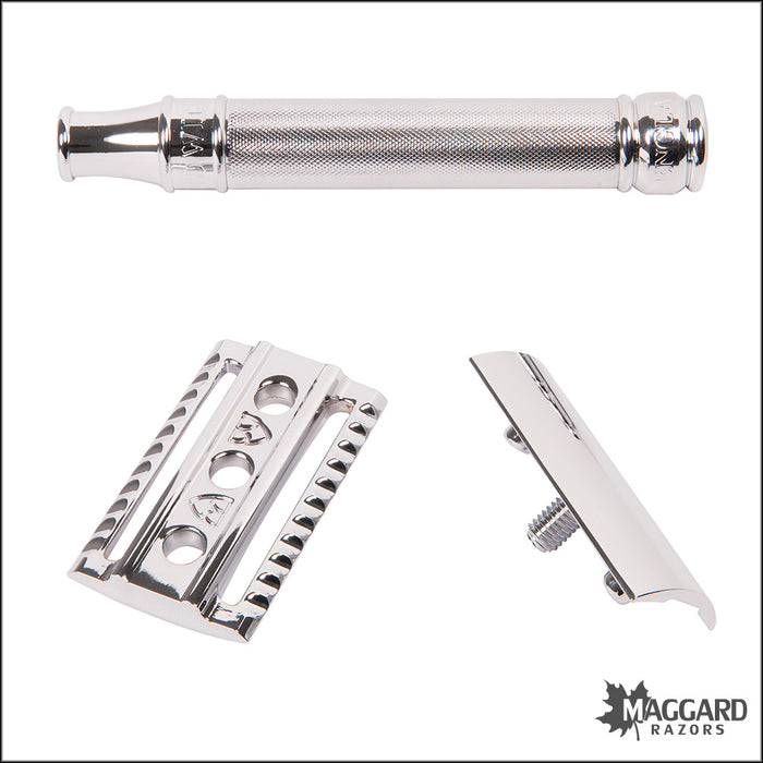Edwin Jagger DE89BA11BL Chrome Barley Handle DE Safety Razor