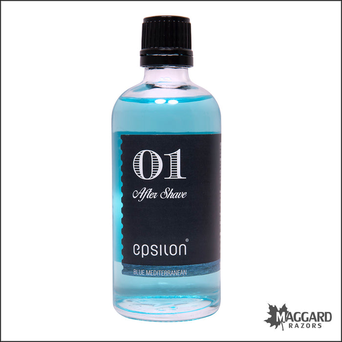 Epsilon 01 Blue Mediterranean Aftershave Splash, 100ml