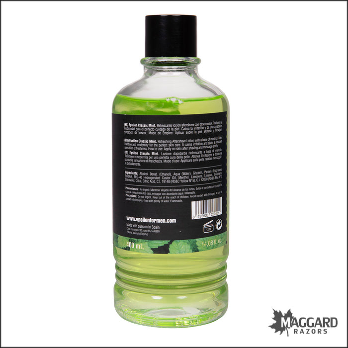 Epsilon 04 Classic Mint Aftershave Splash, 400ml