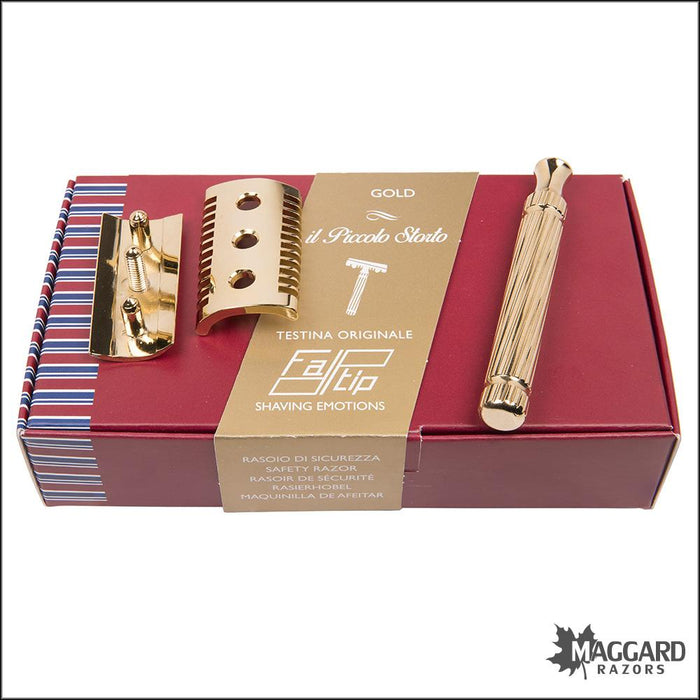 Fatip-il-Piccolo-Storto-Original-Gold-Open-Comb-Slant-DE-Safety-Razor-3