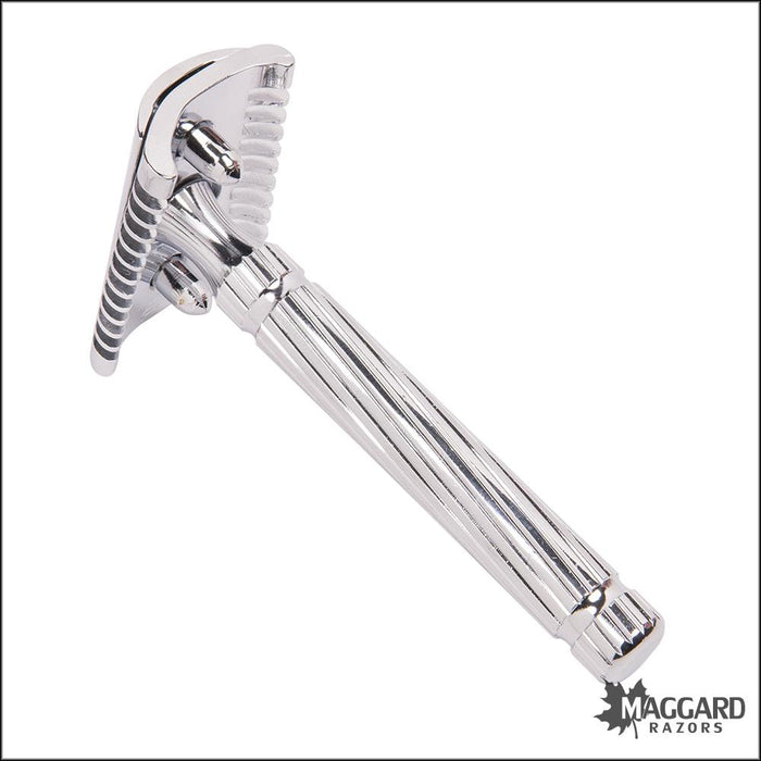 Fatip-il-Piccolo-Storto-Originale-Chrome-Open-Comb-Slant-DE-Safety-Razor-2