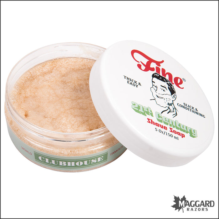 Fine Accoutrements Clubhouse 21st Century Shave Soap, 5oz