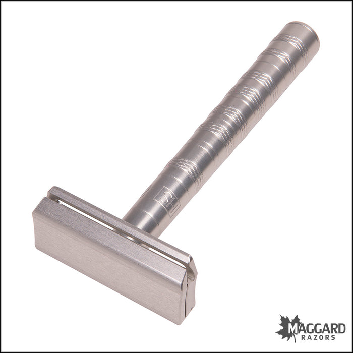 Henson Shaving AL13 Aircraft Aluminum Machined DE Safety Razor, Mild Exposure