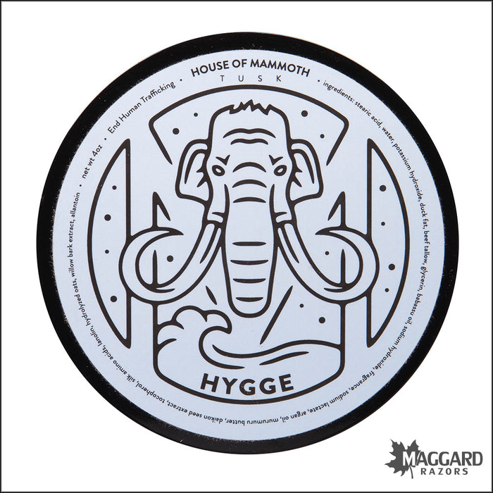House of Mammoth Hygge Artisan Shaving Soap, 4oz
