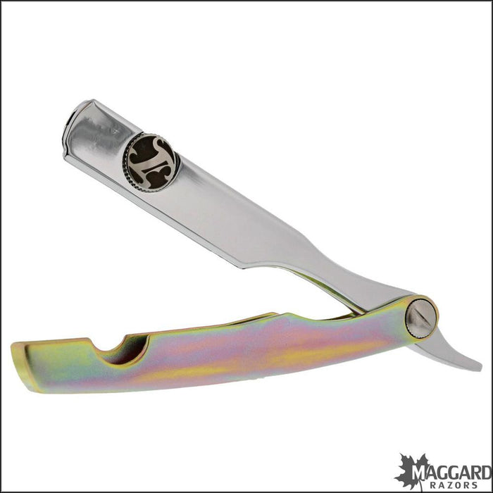 Irving-Barber-Co-Chrome-Yellow-Zinc-Razor-Shavette.-2