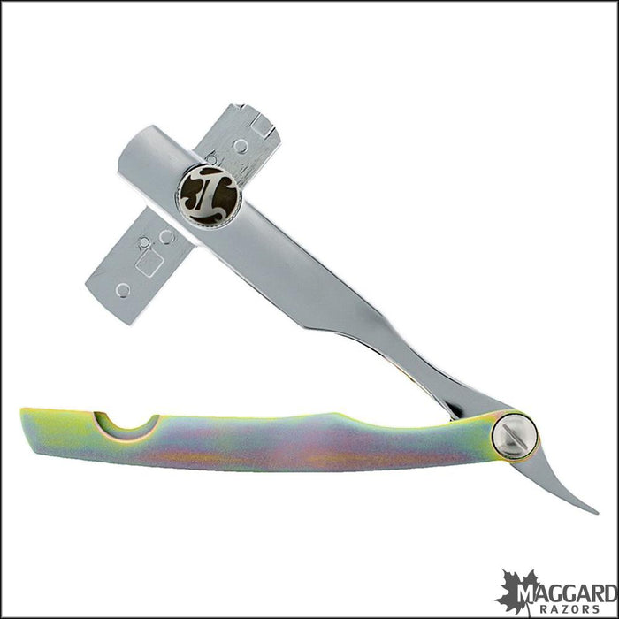 Irving-Barber-Co-Chrome-Yellow-Zinc-Razor-Shavette
