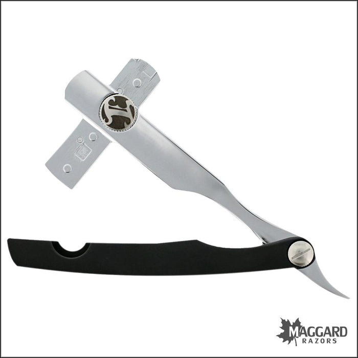 Irving-Barber-Co-Matte-Black-and-Chrome-Razor-Shavette