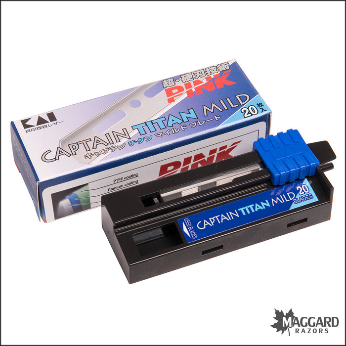 Kai Captain Titan Mild Blades, 20 Blades