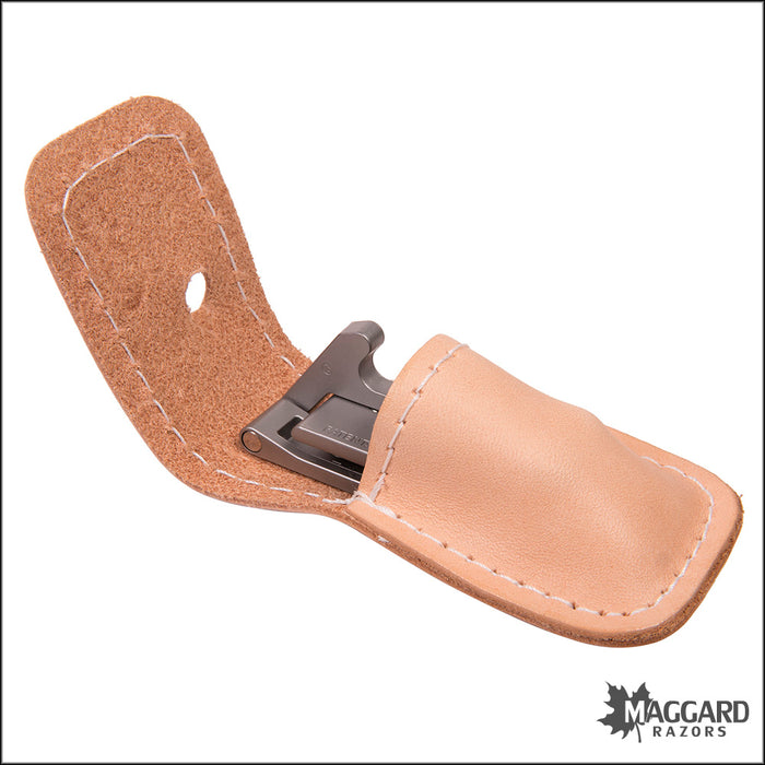 Klhip Ultimate Clipper Stainless Steel Ergonomically Correct Nail Clipper with Handmade Leather Case