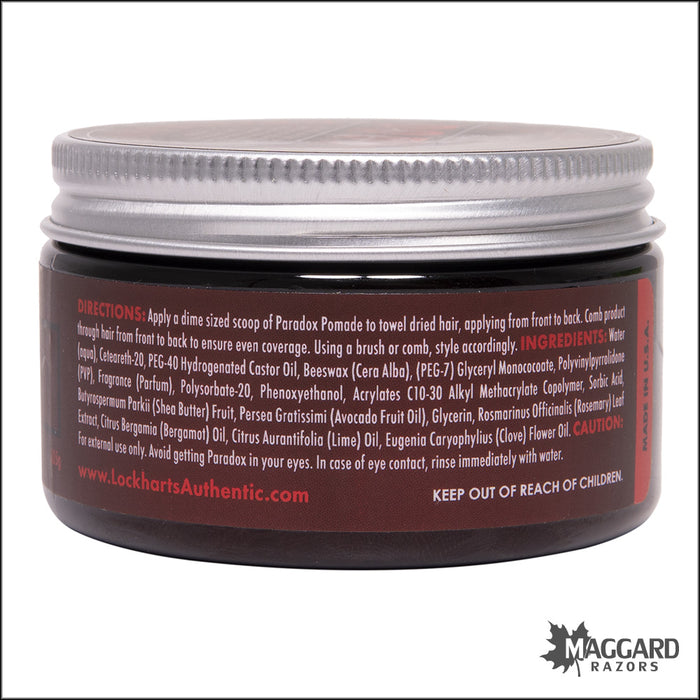 Lockhart's Paradox Water Based Artisan Pomade, 3.7oz - Firm Hold