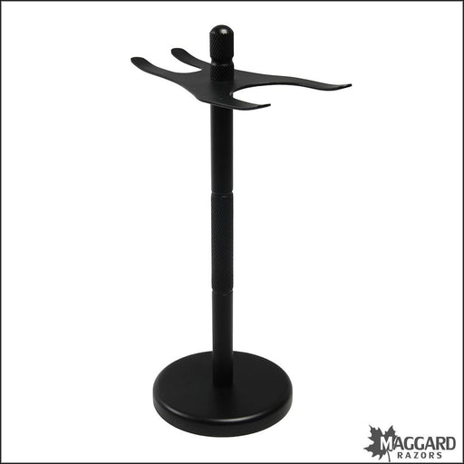 Maggard-Razors-Black-Stainless-Steel-Razor-Brush-Stand