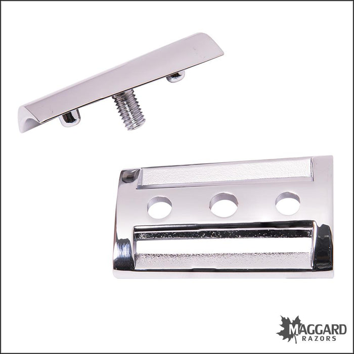 Maggard-Razors-Slant-Chrome-Finish-DE-Safety-Razor-Head-Only-1