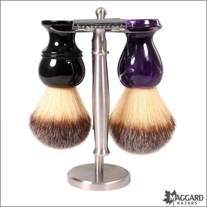 Maggard-Razors-Stainless-Steel-Brush-and-Razor-Stand-4-prong-3