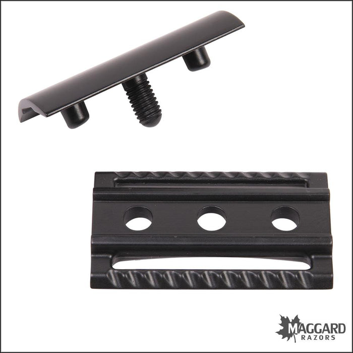 Maggard-Razors-V3-Matte-Black-Double-Edge-Safety-Razor-Head-Only-01