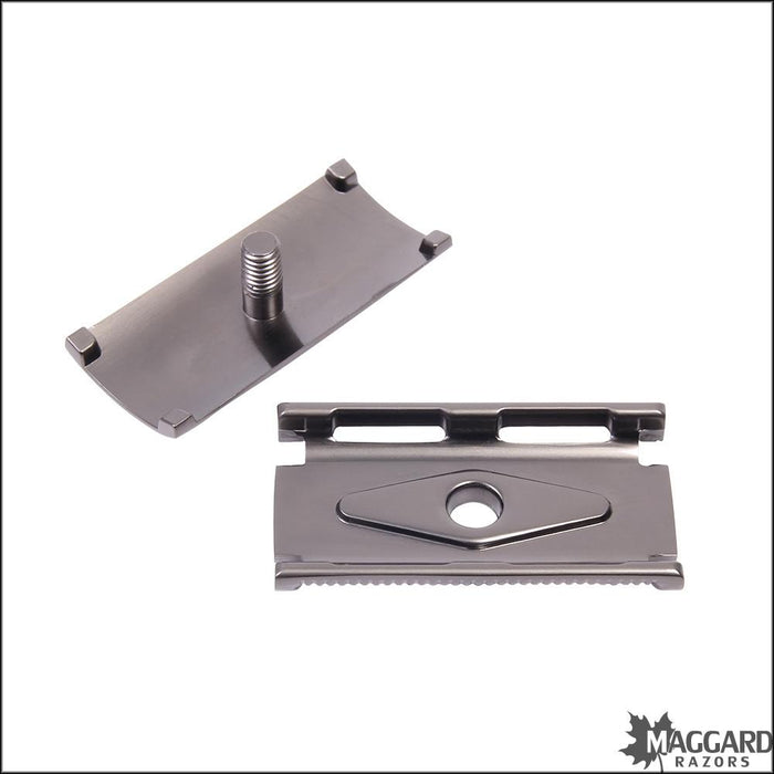 Maggard-Razors-V3M-Mild-Safety-Razor-Head-Gray-Finish-2