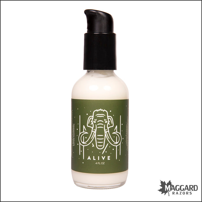 House of Mammoth Alive Artisan Aftershave Balm, 4oz - Alcohol Free